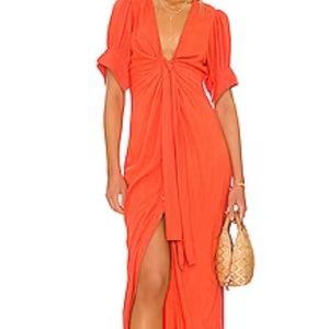 Free people tangerine dreams vintage summer midi dress